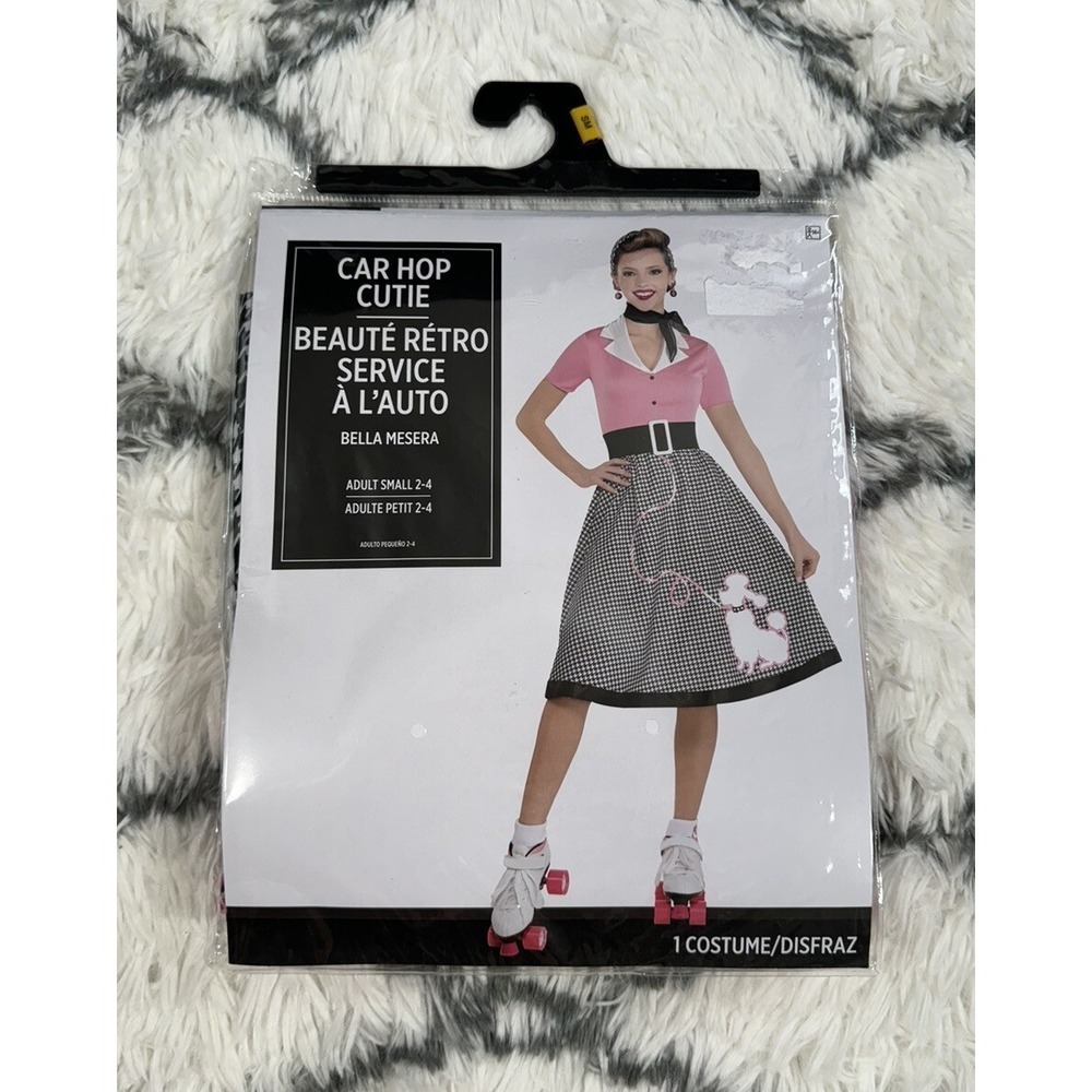 SUIT YOURSELF 50's Car Hop Cutie Dress Halloween Costume Women's S (2-4) *NEW*